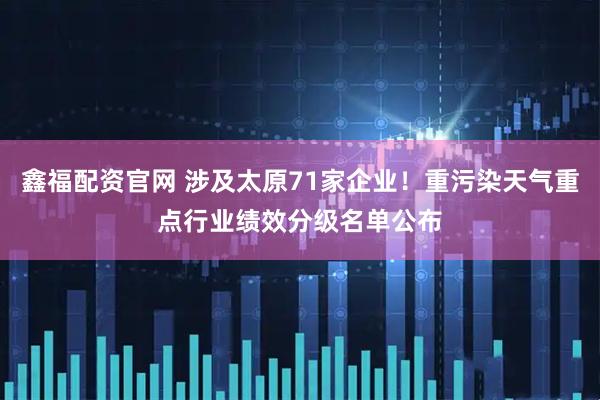 鑫福配资官网 涉及太原71家企业！重污染天气重点行业绩效分级名单公布